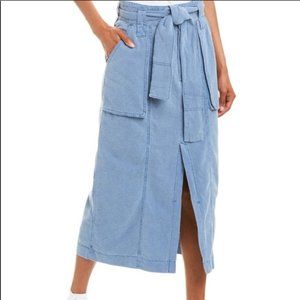 Free People Catching Feelings Midi Skirt